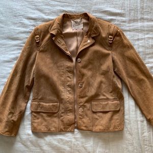 Vintage Suede Gucci Suit